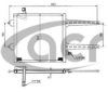 VW 6N0820413B Condenser, air conditioning